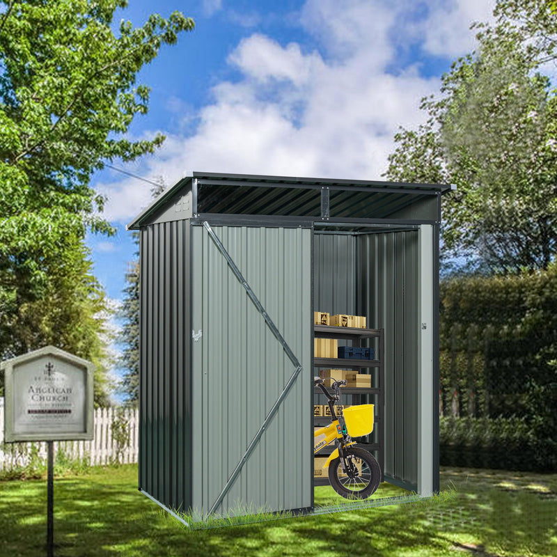Outdoor Metal Storage Shed Transparent Plate by HouseOfZazla