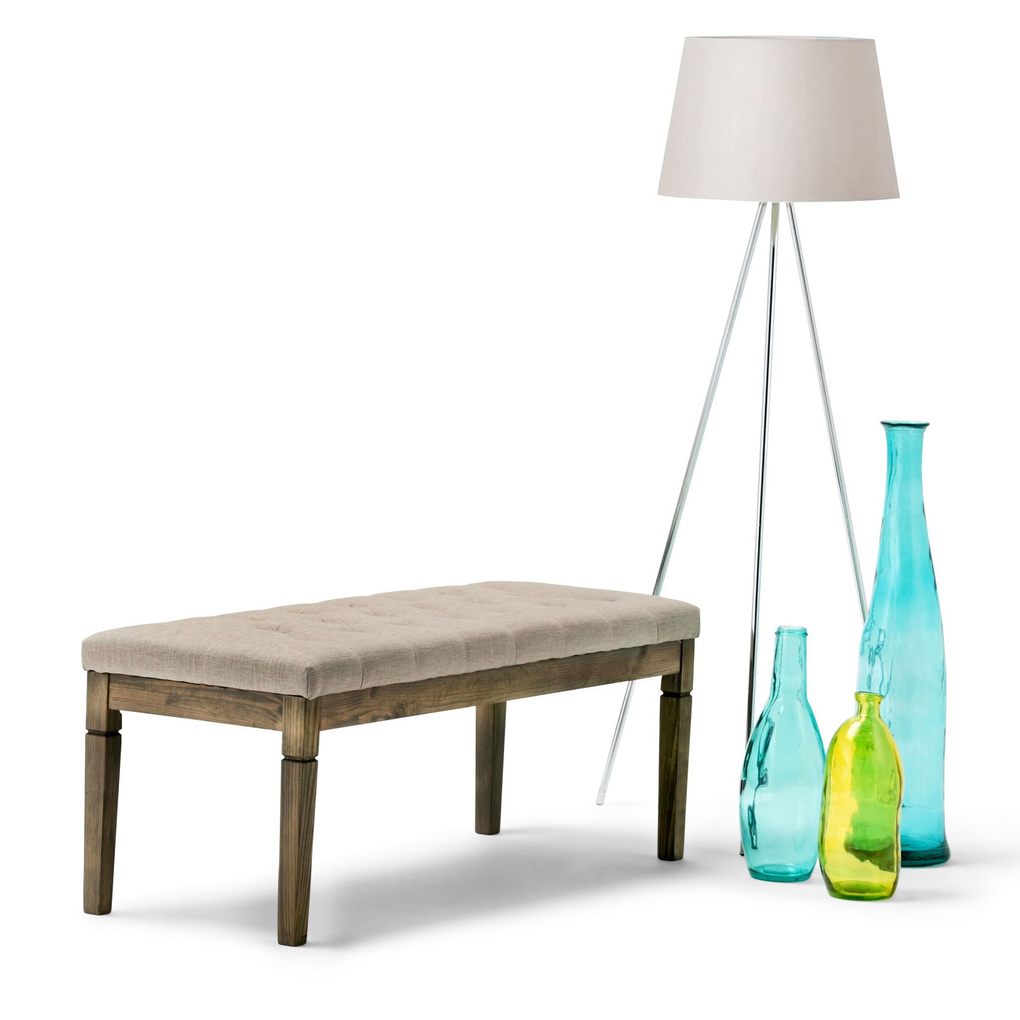 Waverly - Upholstered Tufted Ottoman Bench by HouseOfZazla