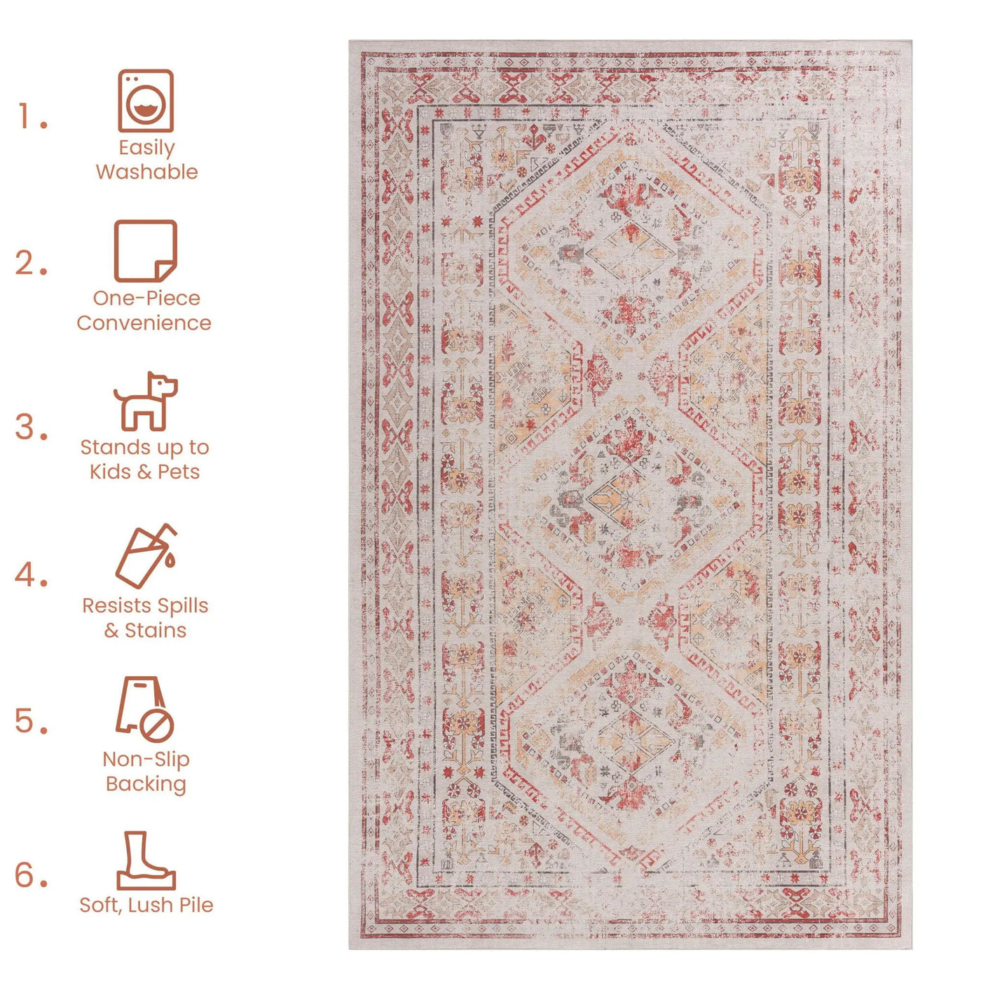 Maval - Washable Rug by HouseOfZazla