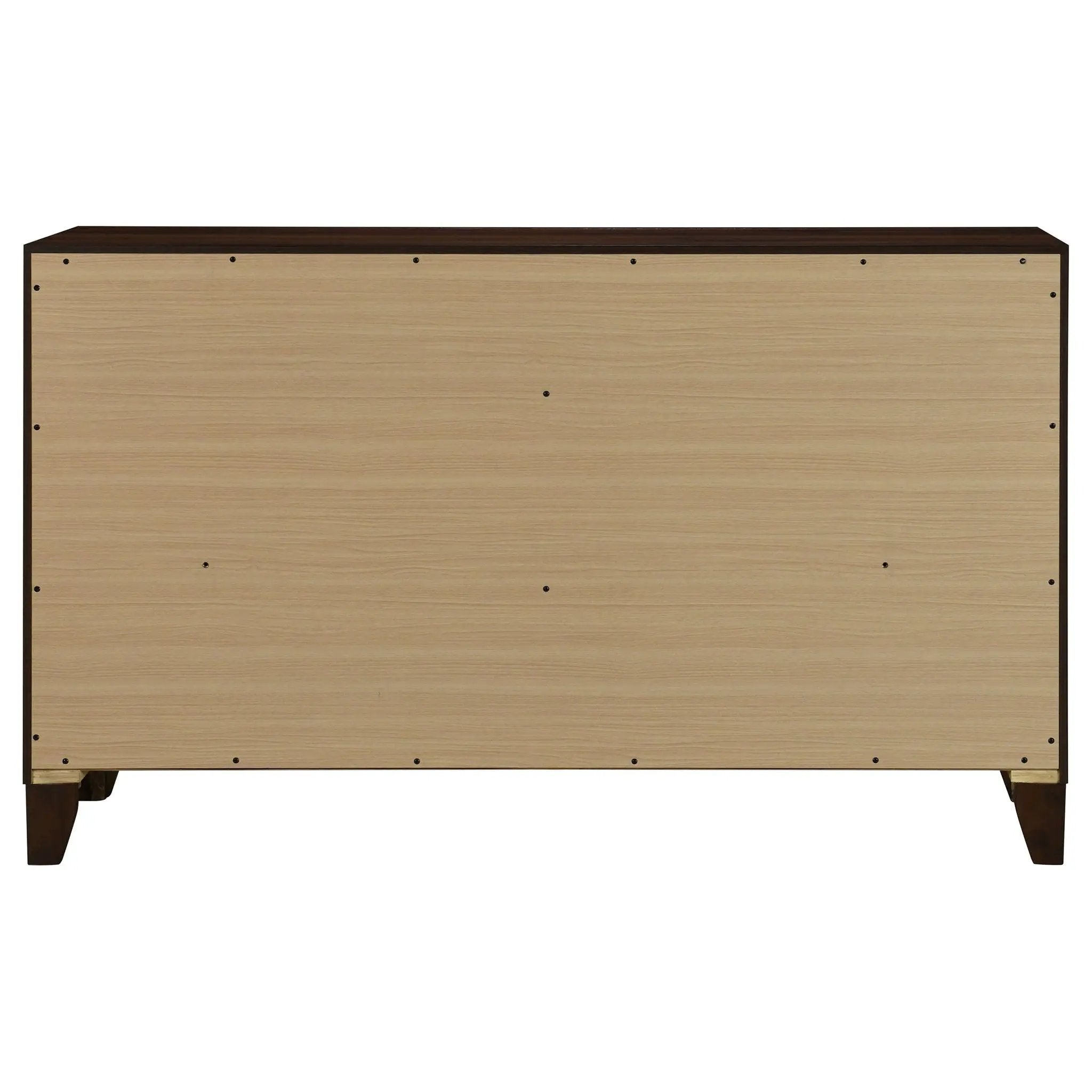Anza - 6 Drawer Dresser Cabinet - Walnut