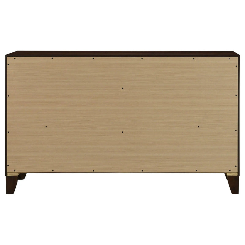 Anza - 6 Drawer Dresser Cabinet - Walnut