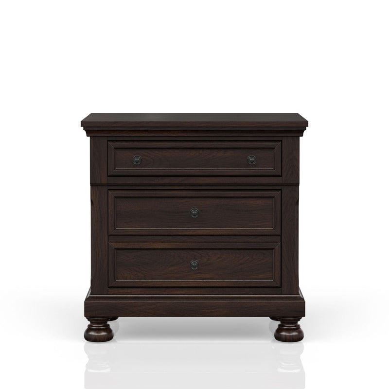 Nightstand Two Storage Drawers by HouseOfZazla