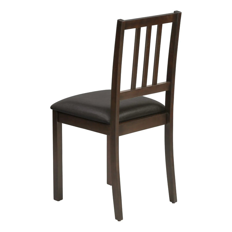 Dining Chair, Side, Upholstered For Dining Room, Transitional (Set of 2) - Brown by Unique Piece Furniture