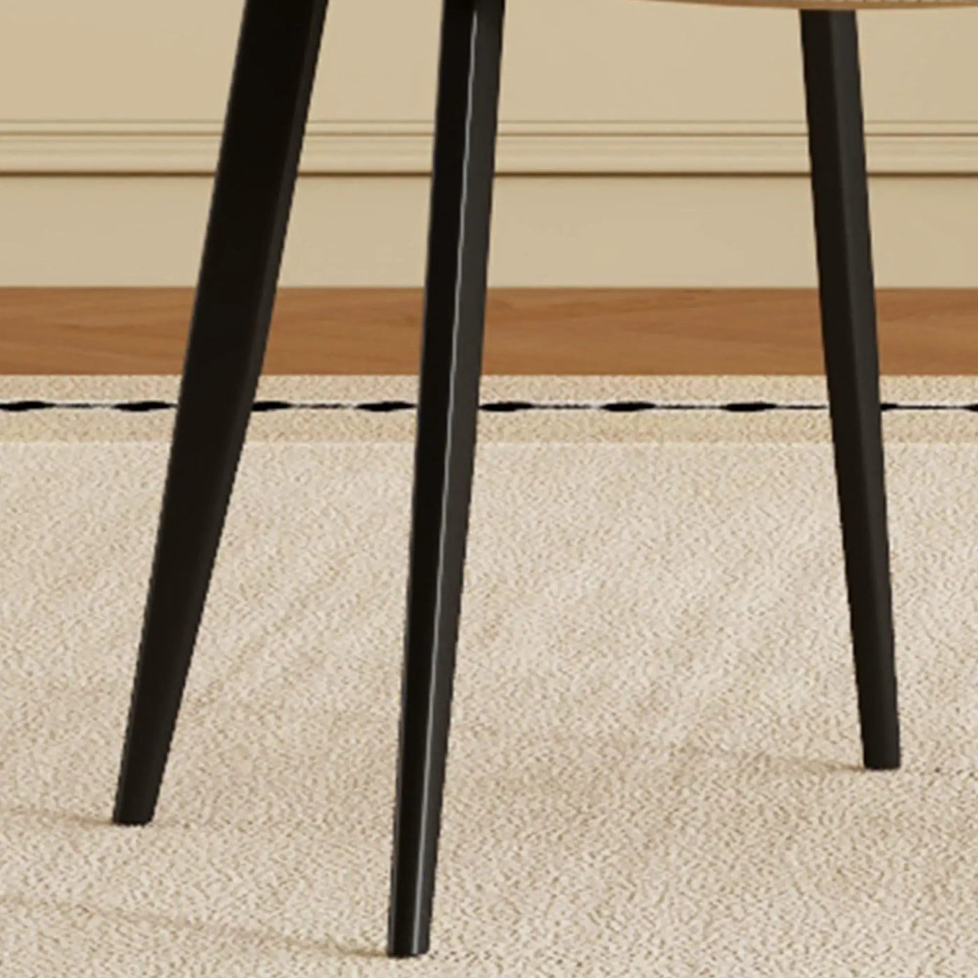 Modern Dining Chair With Carbon Steel Legs by HouseOfZazla