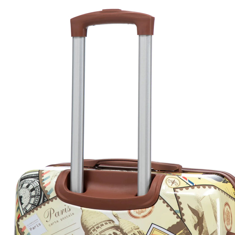3-Piece PC Spinner Wheel Luggage Set with Printed Pattern by HouseOfZazla