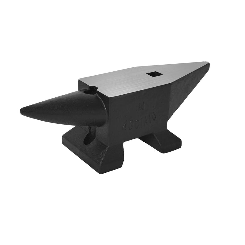 22 Lbs High Hardness Rugged Round Horn Anvil Blacksmith - Black by HouseOfZazla