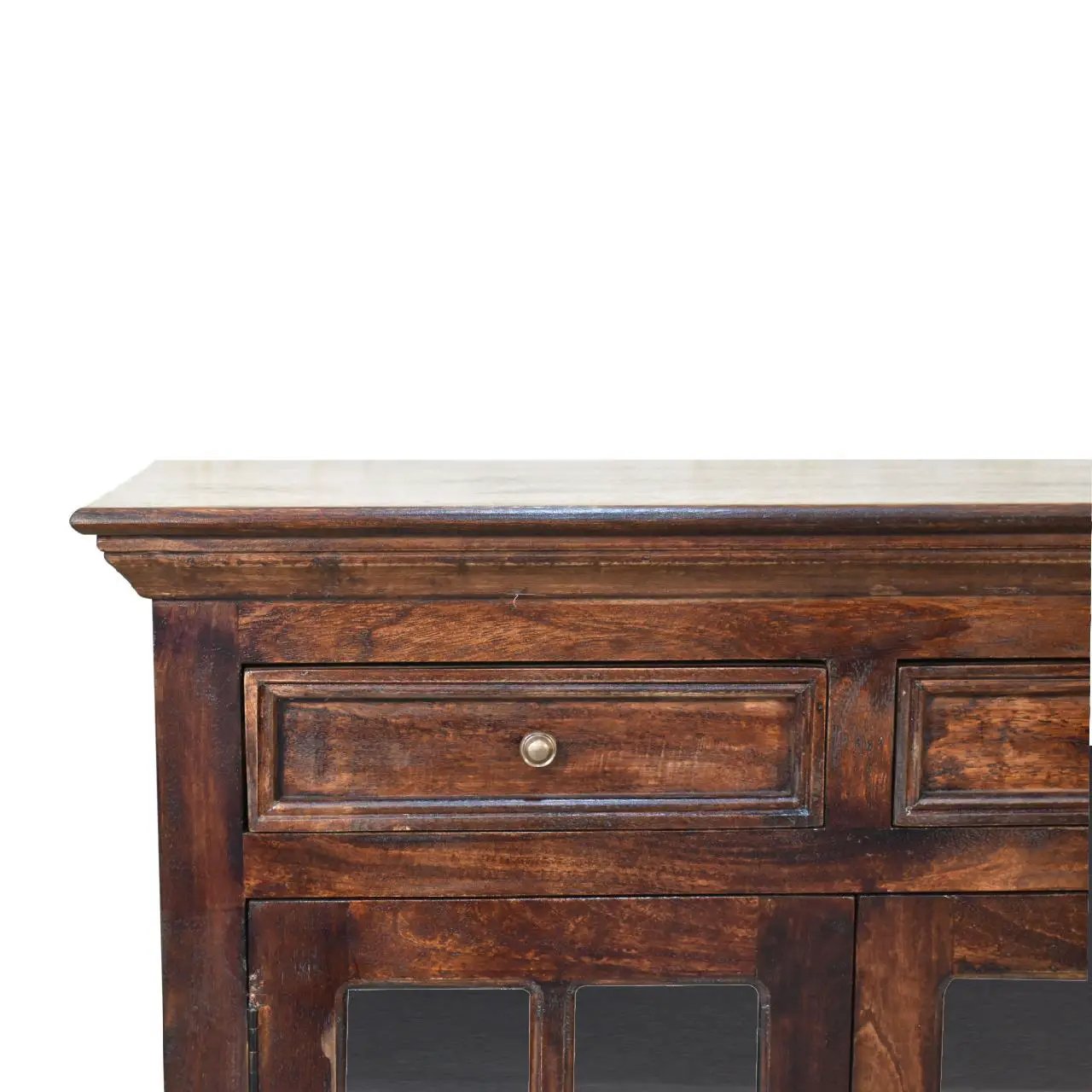 Cabinet With Glazed Doors by Unique Piece Furniture