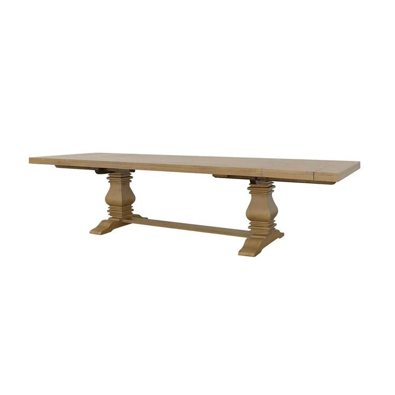 Florence 126-inch Extension Dining Table Rustic Honey by Unique Piece Furniture