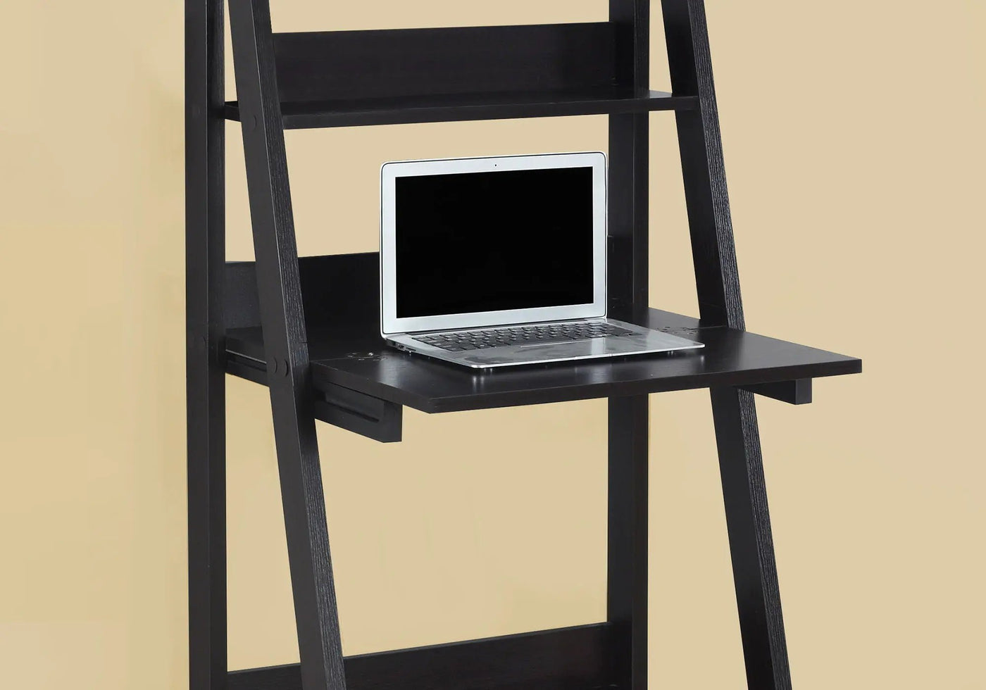 Computer Desk For Home Office, Laptop, Leaning, Storage Shelves by Unique Piece Furniture