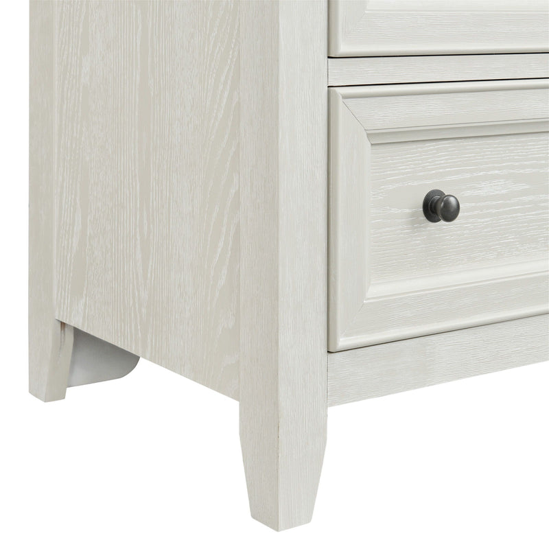 3 Drawer Nightstand With USB Charging Port by HouseOfZazla