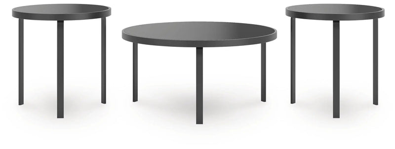 Dorylin - Occasional Table Set (Set of 3) - Black by Unique Piece Furniture