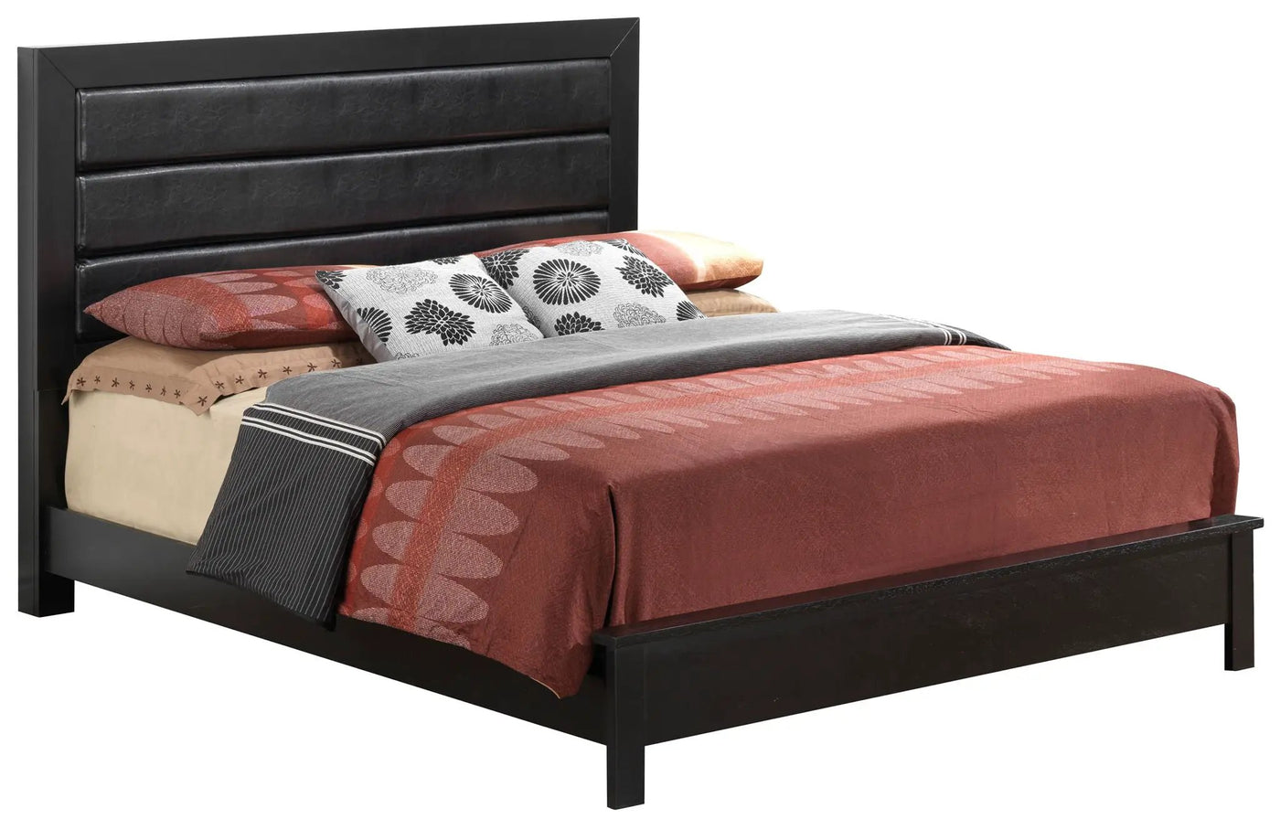 Transitional Modern Design Bed by HouseOfZazla