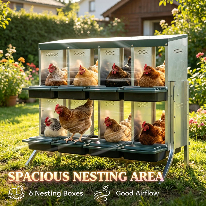 Egg Laying Boxes, Metal Nesting Boxes, Chicken Nesting Boxes by HouseOfZazla