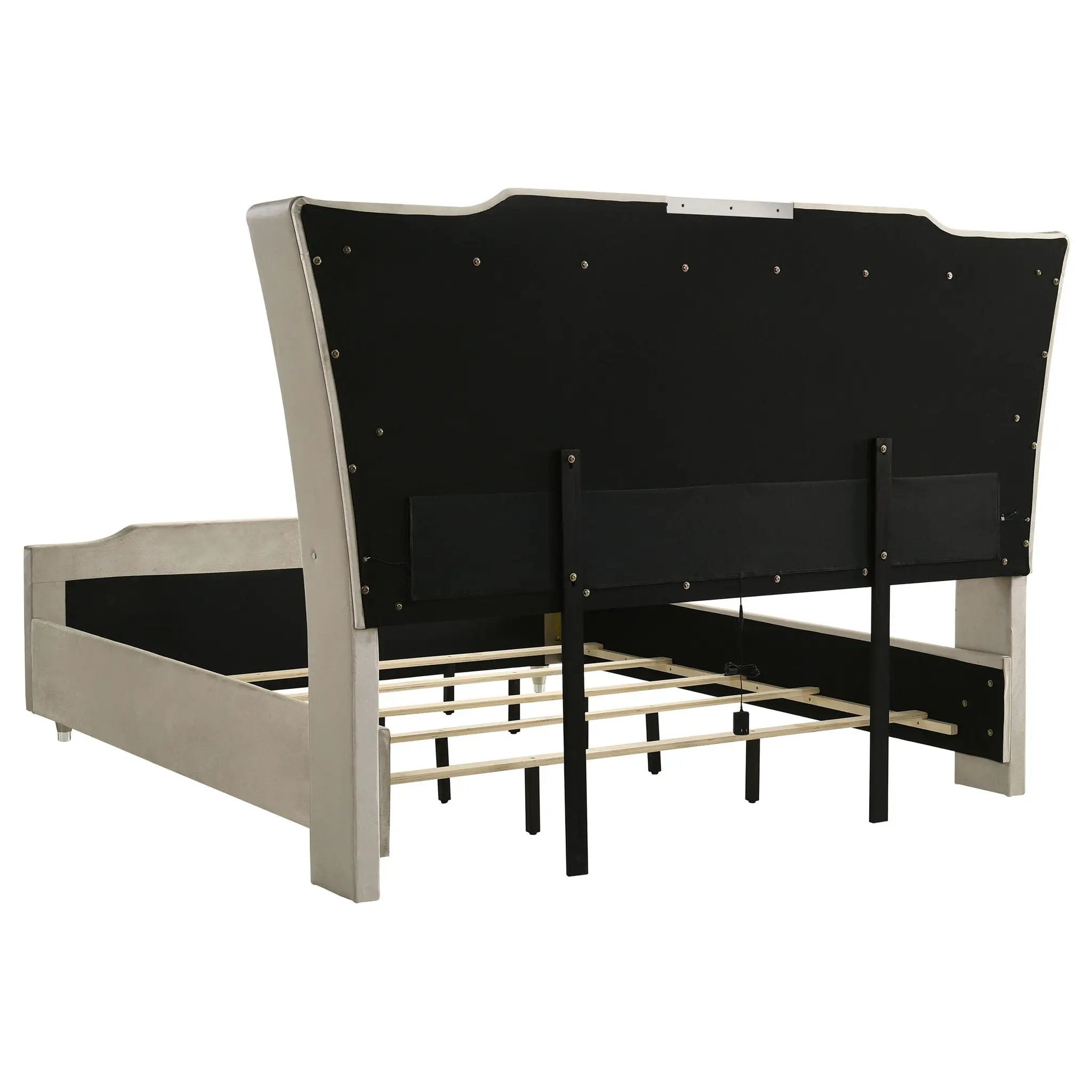 Lorient 5-piece Eastern King Bedroom Set Ivory and Camel by Unique Piece Furniture