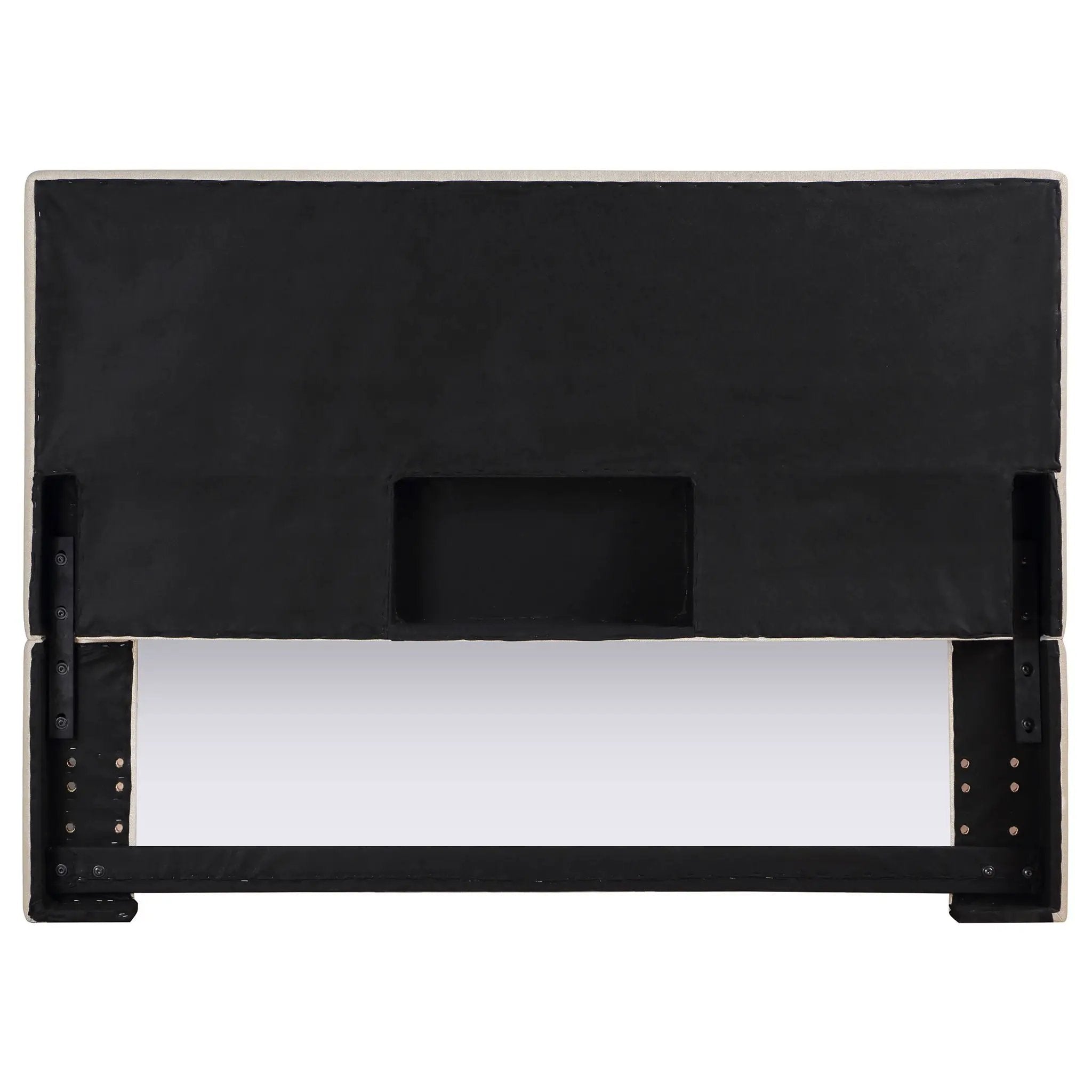 Kosmo Upholstered King Panel Headboard Sand by Unique Piece Furniture