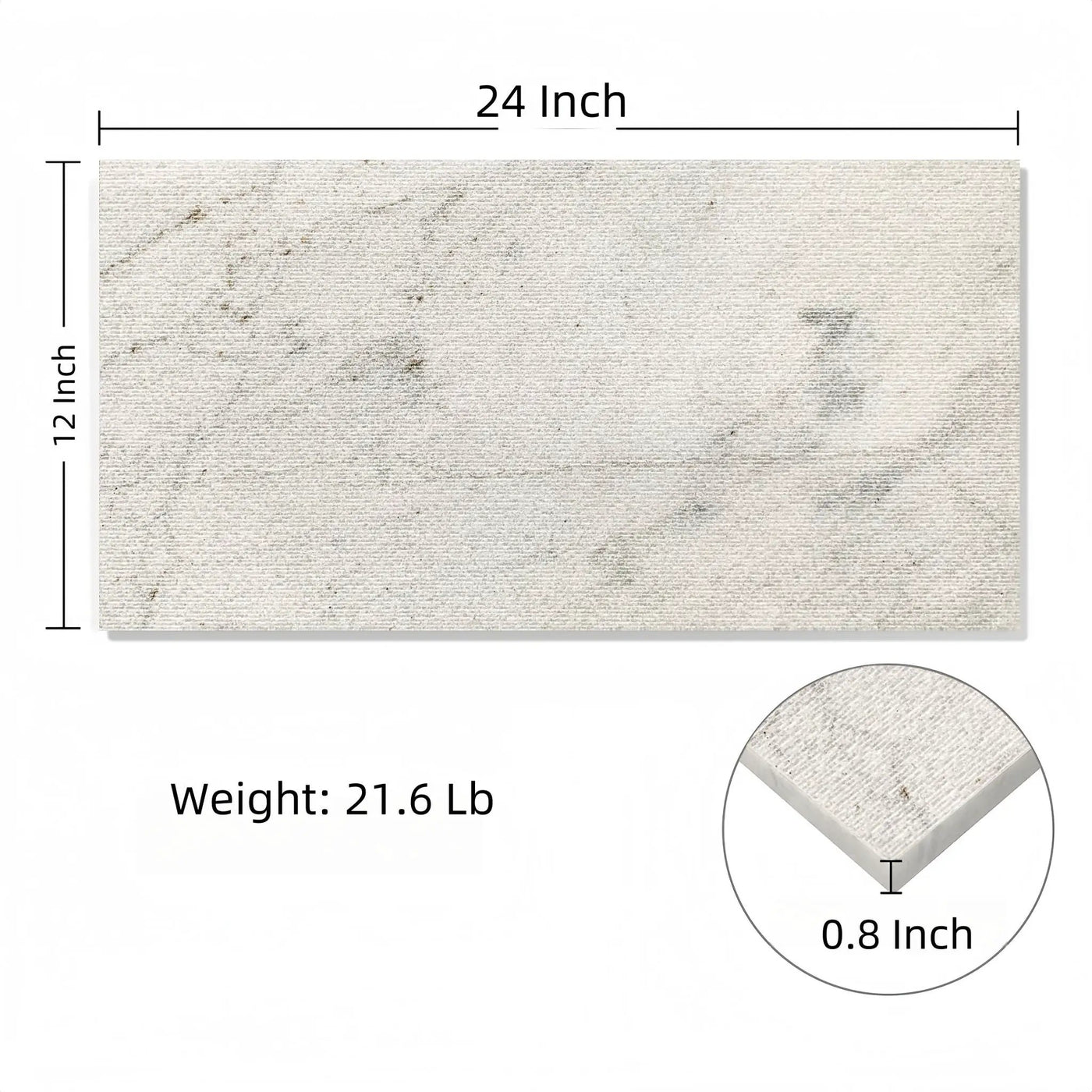 Textured Finished, 3D Tiles For Wall Decoration (Set of 4) by HouseOfZazla