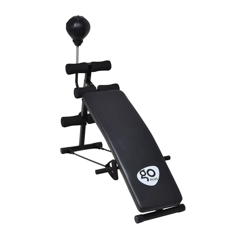 Adjustable Incline Curved Workout Fitness Sit Up Bench by DirectDeals