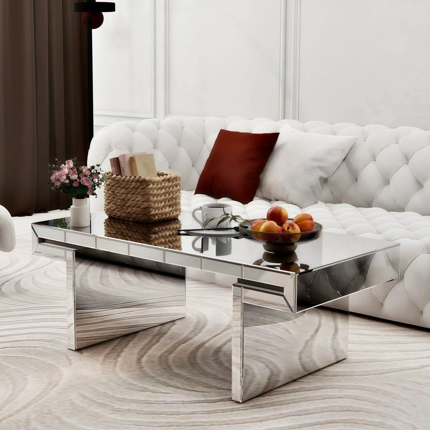 American Vintage Industrial Coffee Table, Double Tier Design by HouseOfZazla