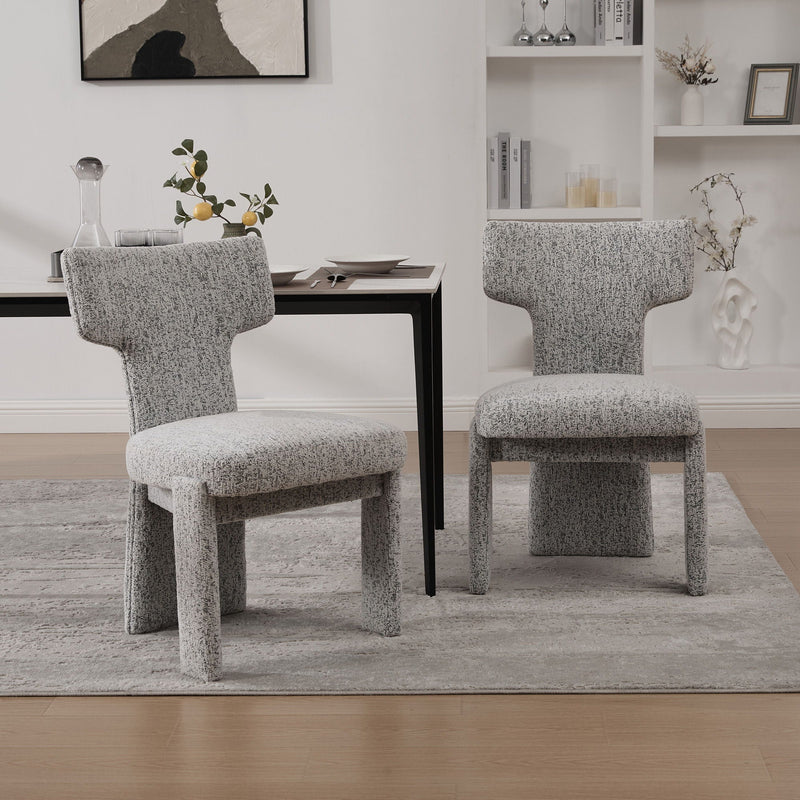 Armless Curved Back Accent Chairs by HouseOfZazla