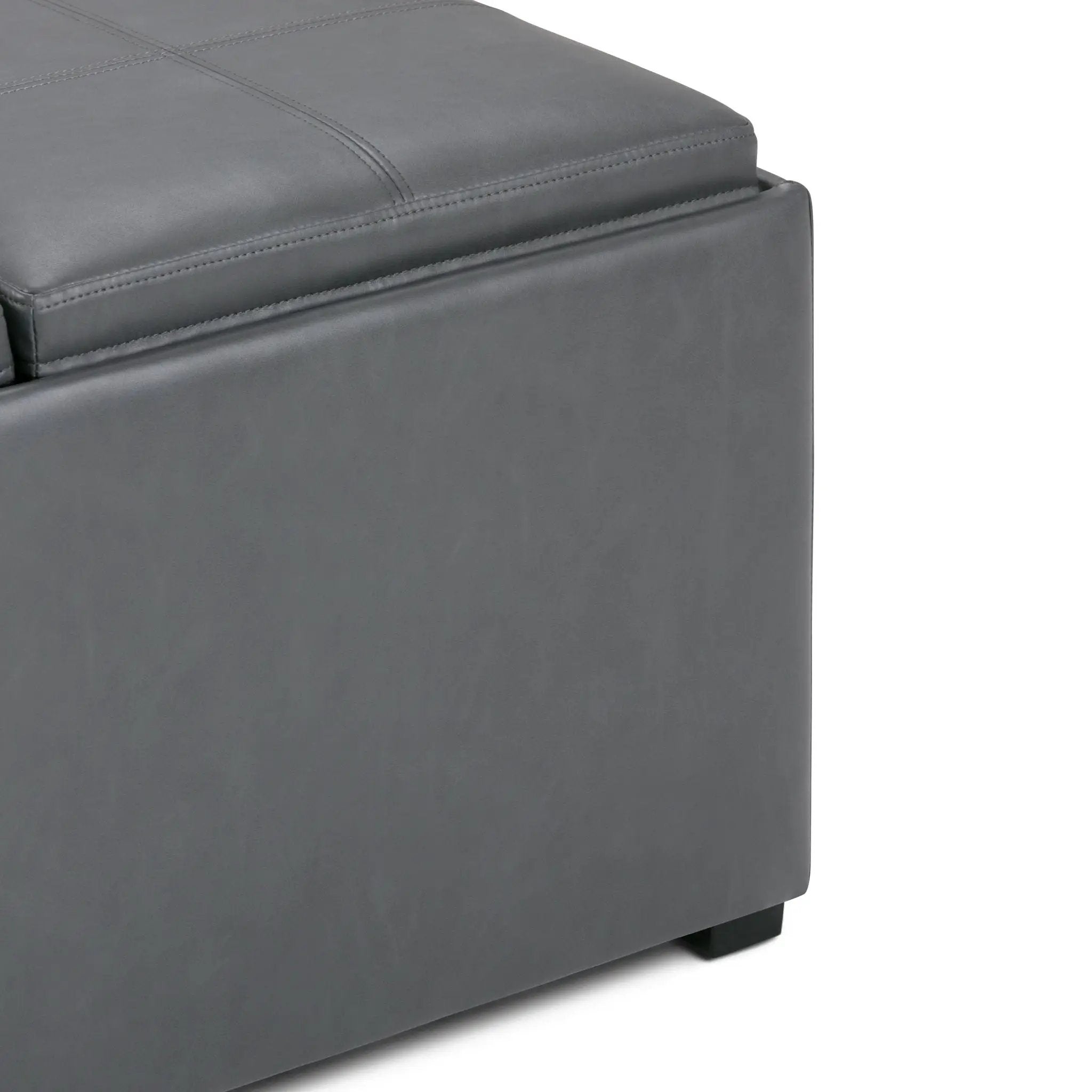 Avalon - Square Coffee Table, Storage Ottoman by HouseOfZazla