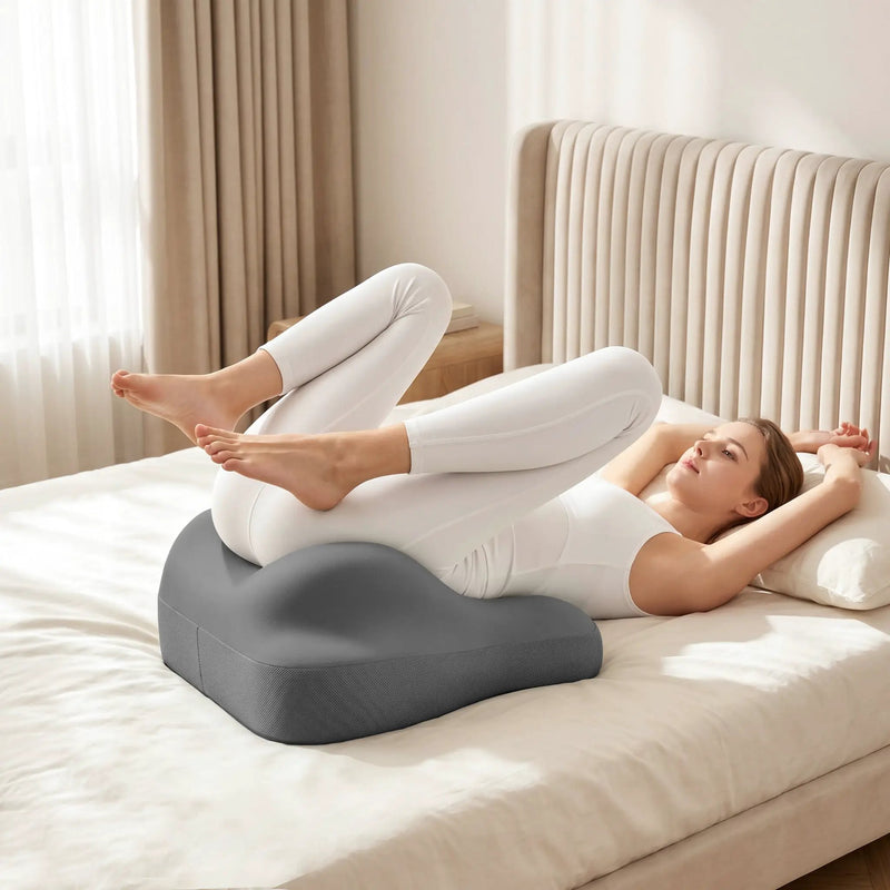 27° Ergonomic Memory Foam Support Pillow for Couples by HouseOfZazla