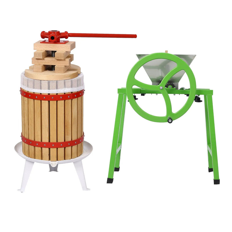 Manual Juice Maker Fruit Wine Press and Crusher with Filter Bag by HouseOfZazla