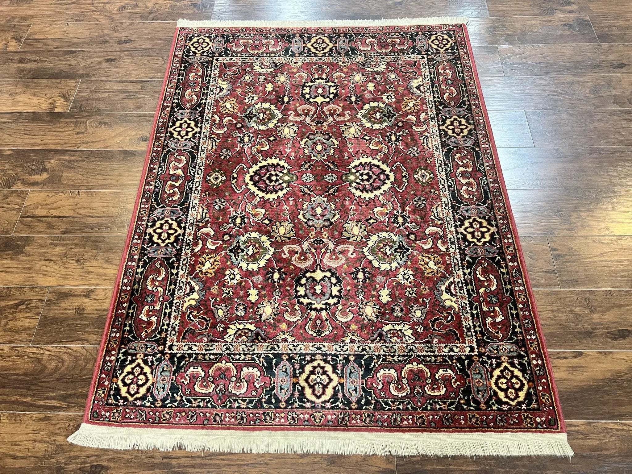 Karastan Rug 4x6, Williamsburg Herati #558, Wool Karastan Carpet, Vintage Karastan Persian Area Rug, Wool Pile by Jewel Rugs