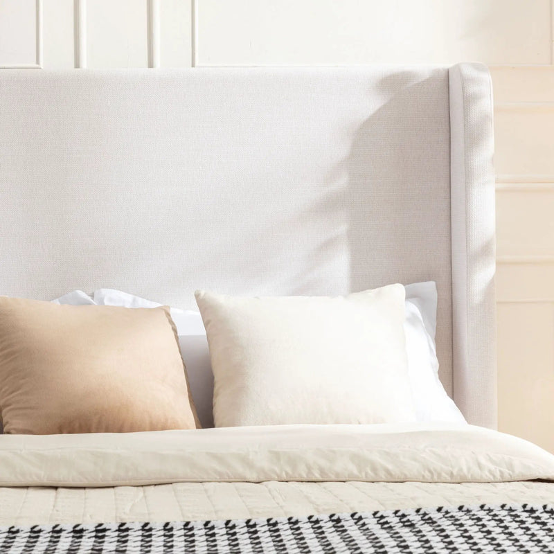 Hayden - Upholstered Wingback Bed With Tall Headboard by Unique Piece Furniture