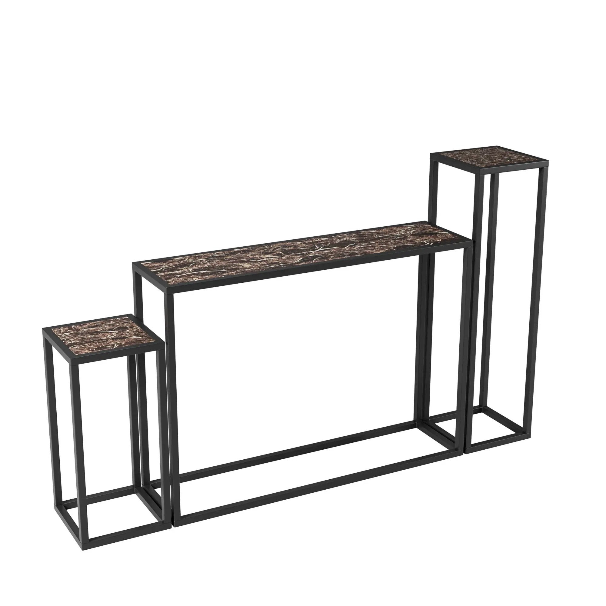 3-Piece Set of Narrow Table by HouseOfZazla