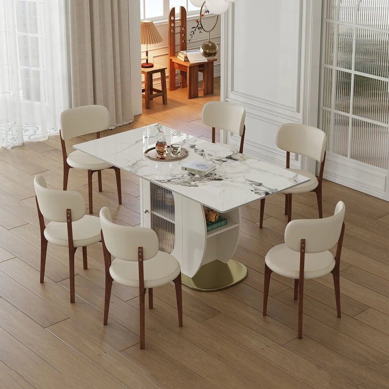 Dining Table Set With Storage, Includes Chairs For Kitchen by HouseOfZazla