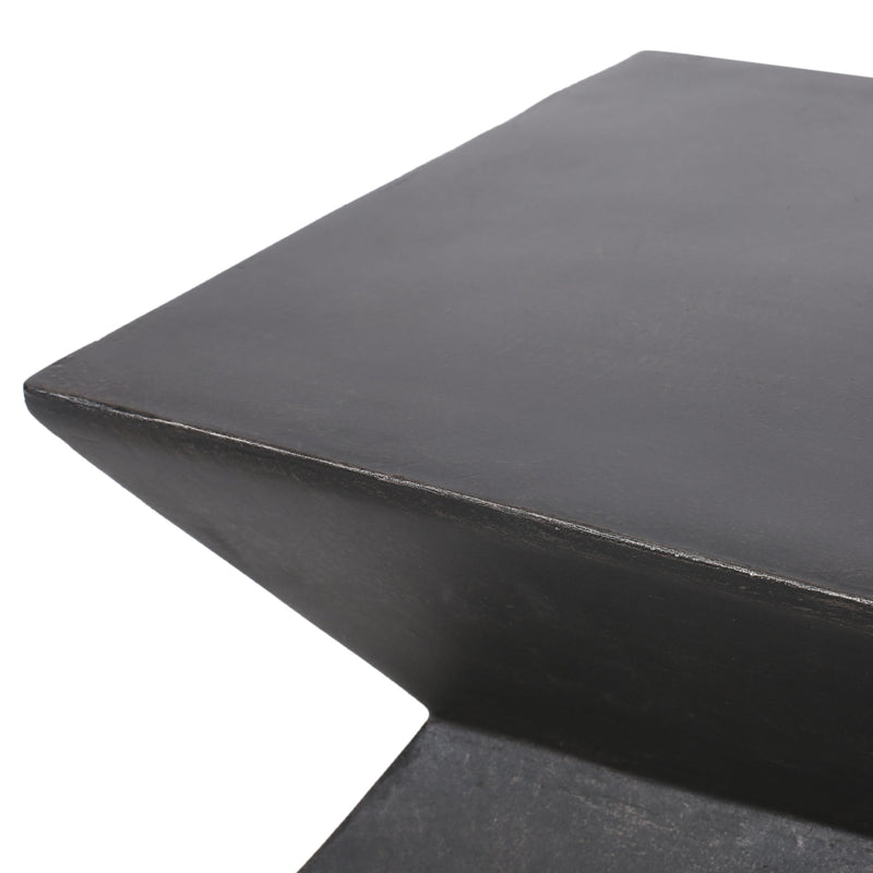 Outdoor Lightweight Concrete Side Table by HouseOfZazla