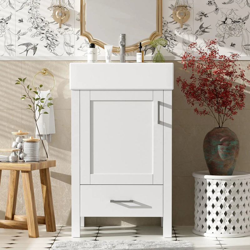 Bathroom Vanity With Sink, Frame And Drawer by Unique Piece Furniture