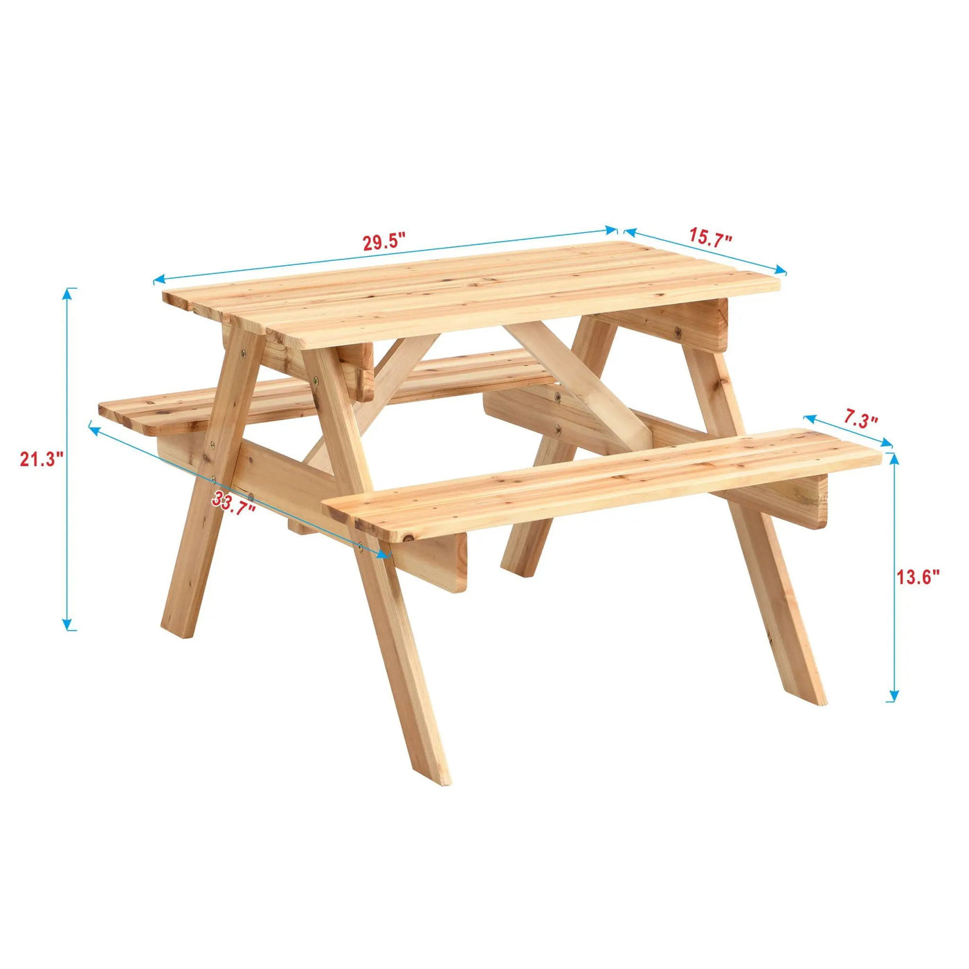 Durable Solid Wood Children's Dining Table And Chairs Set, Multi-Functional by Unique Piece Furniture