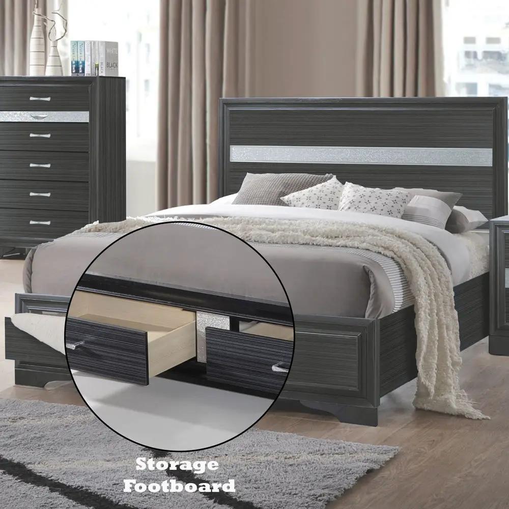 Naima - Bed w/Storage by Unique Piece Furniture