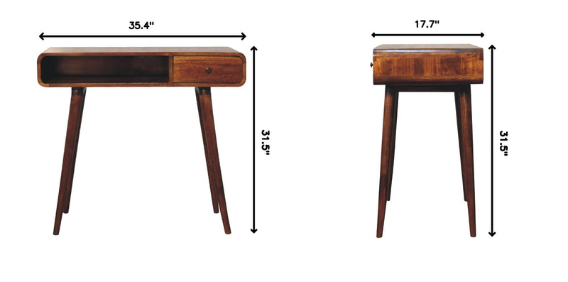 Curved Writing Desk by HouseOfZazla