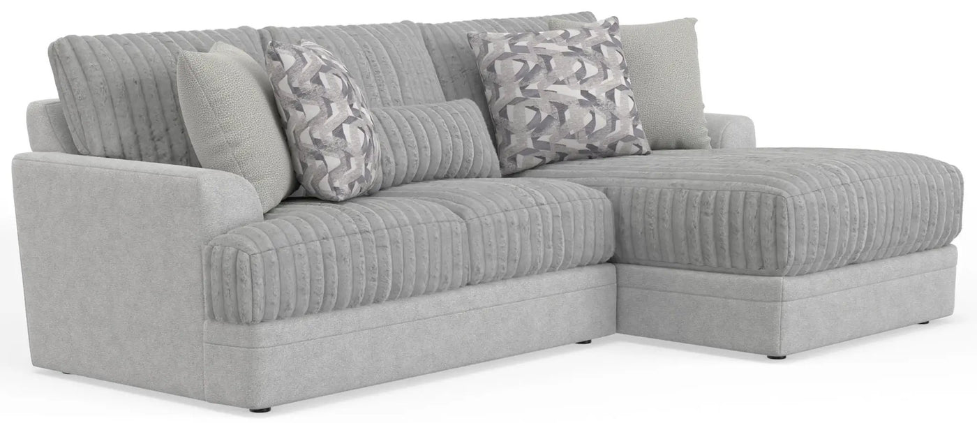 Titan - Sectional With Comfort Coil Seating And Accent Pillows Included by Unique Piece Furniture