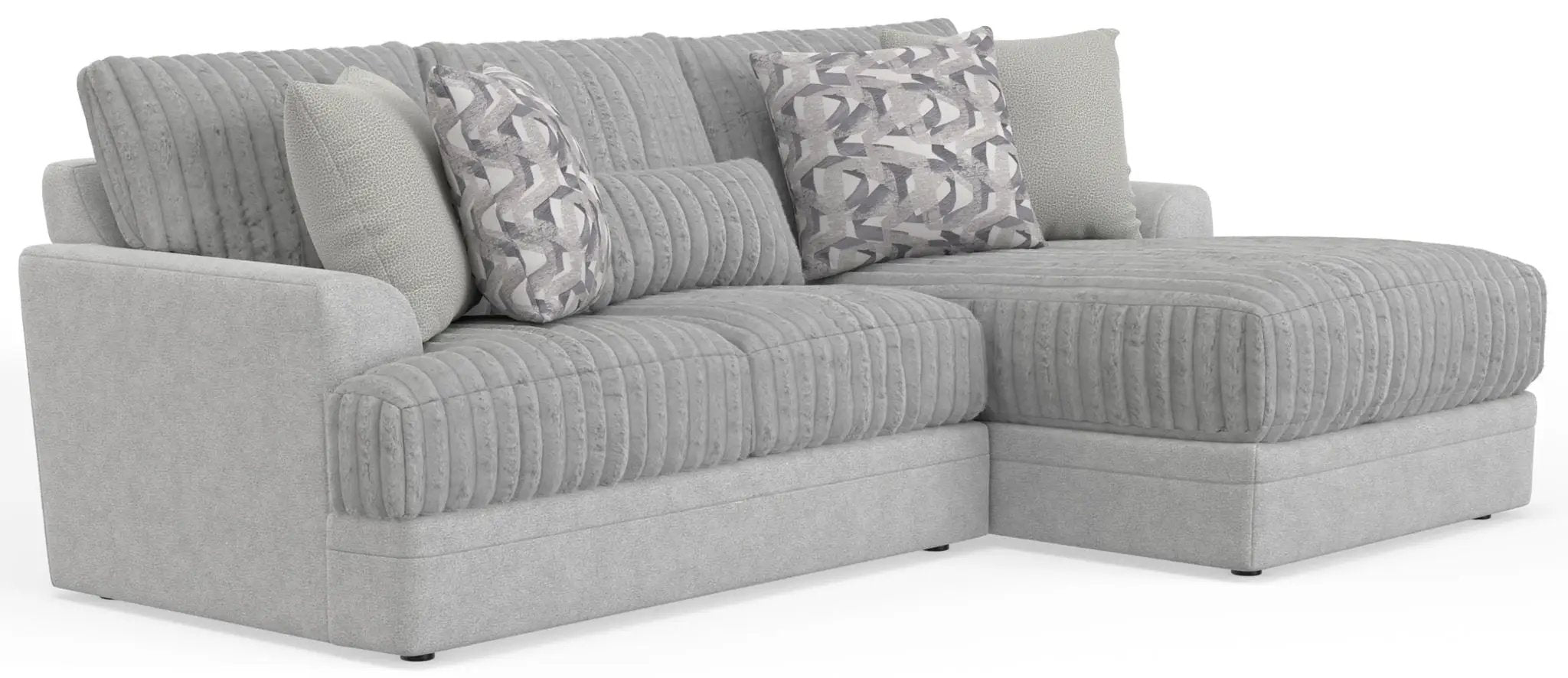 Titan - Sectional With Comfort Coil Seating And Accent Pillows Included by Unique Piece Furniture