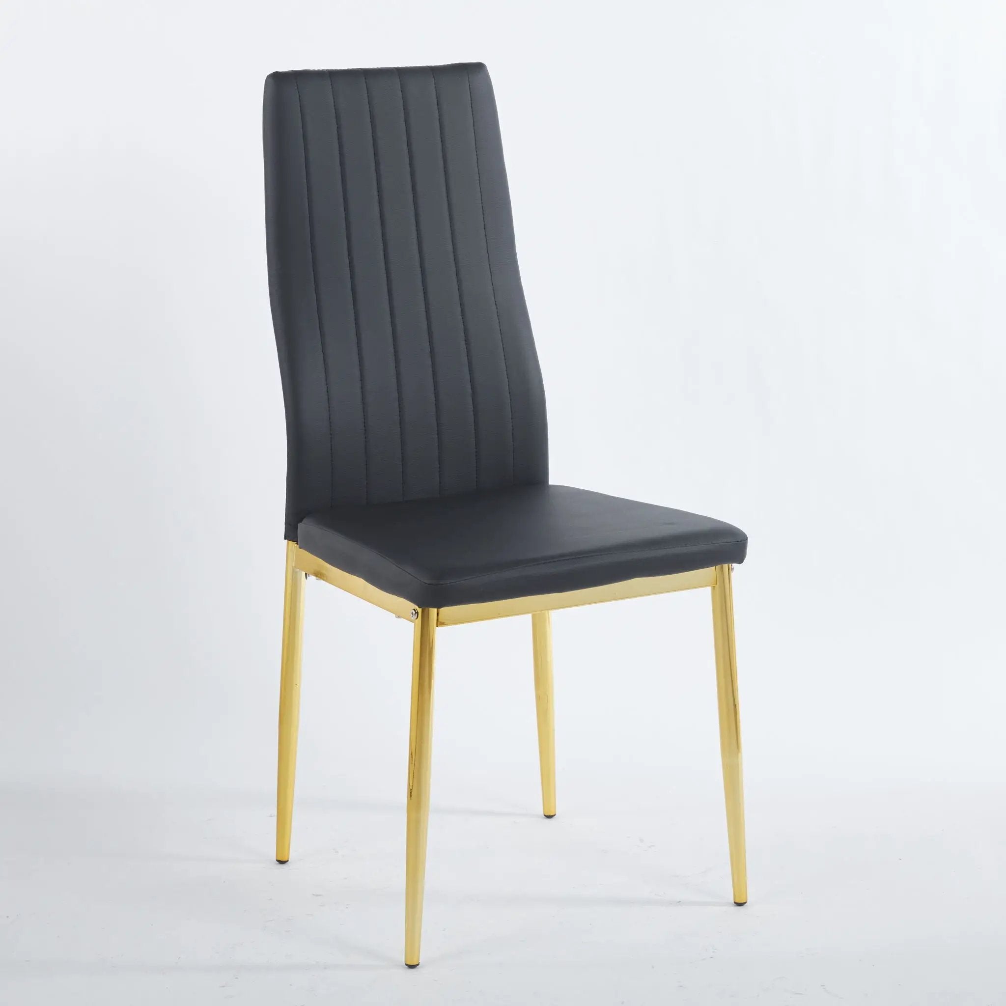 Dining Chair (Set of 4) - Golden Black