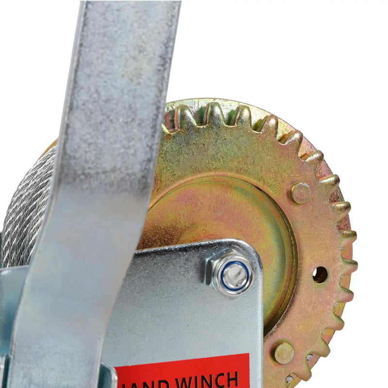 600LBS Hand Winch with 26FT Steel Cable by HouseOfZazla