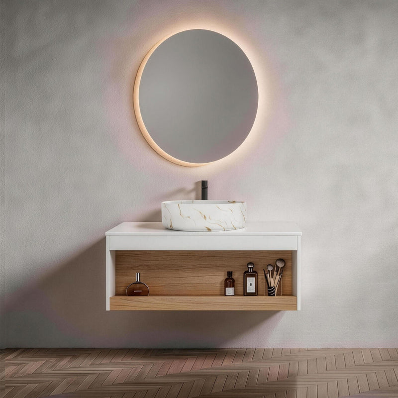 Floating Bathroom Vanity With Vessel Sink by Unique Piece Furniture