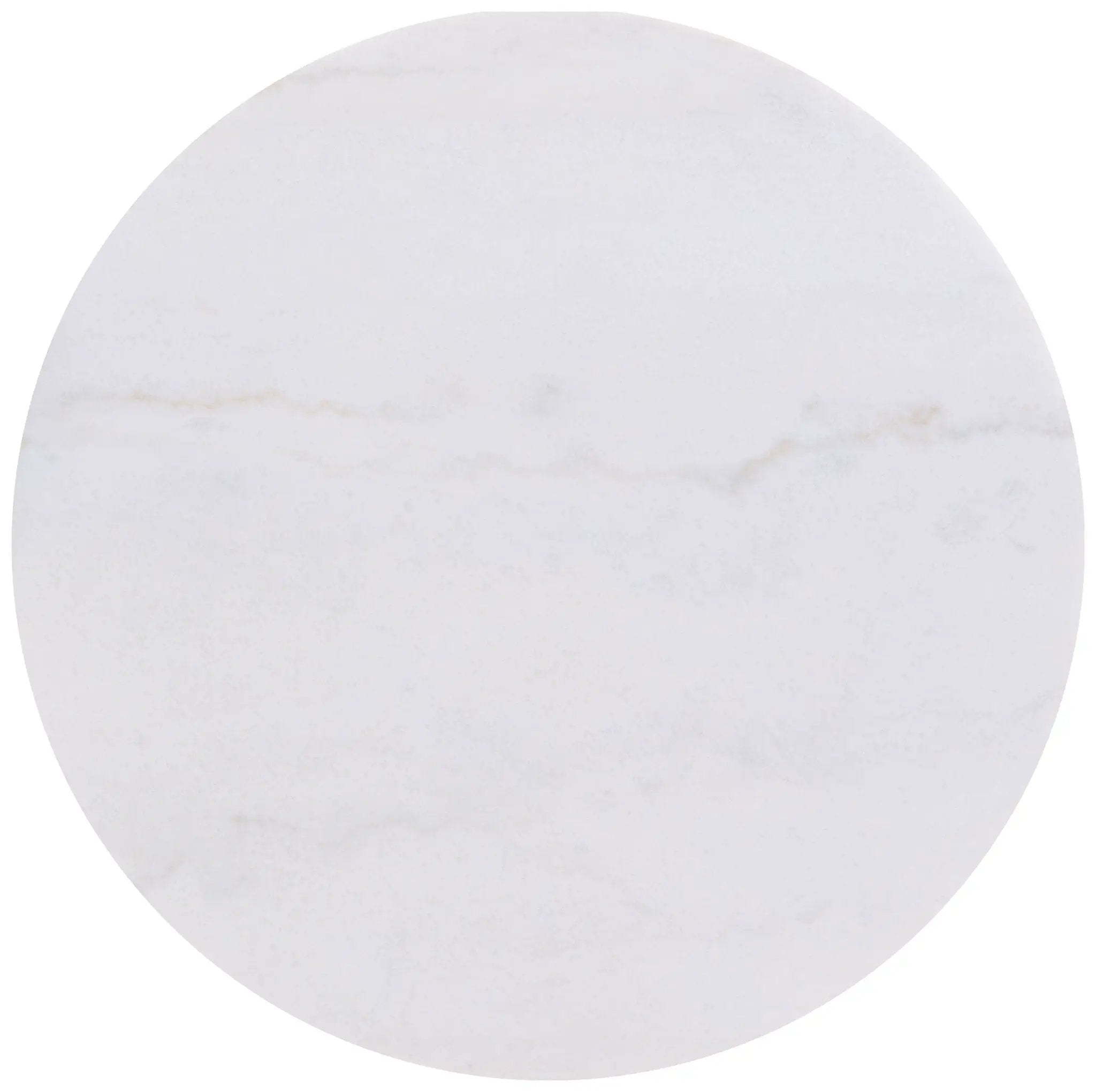 Jason 3-piece Round White Marble Coffee Table Set Honey Brown by Unique Piece Furniture