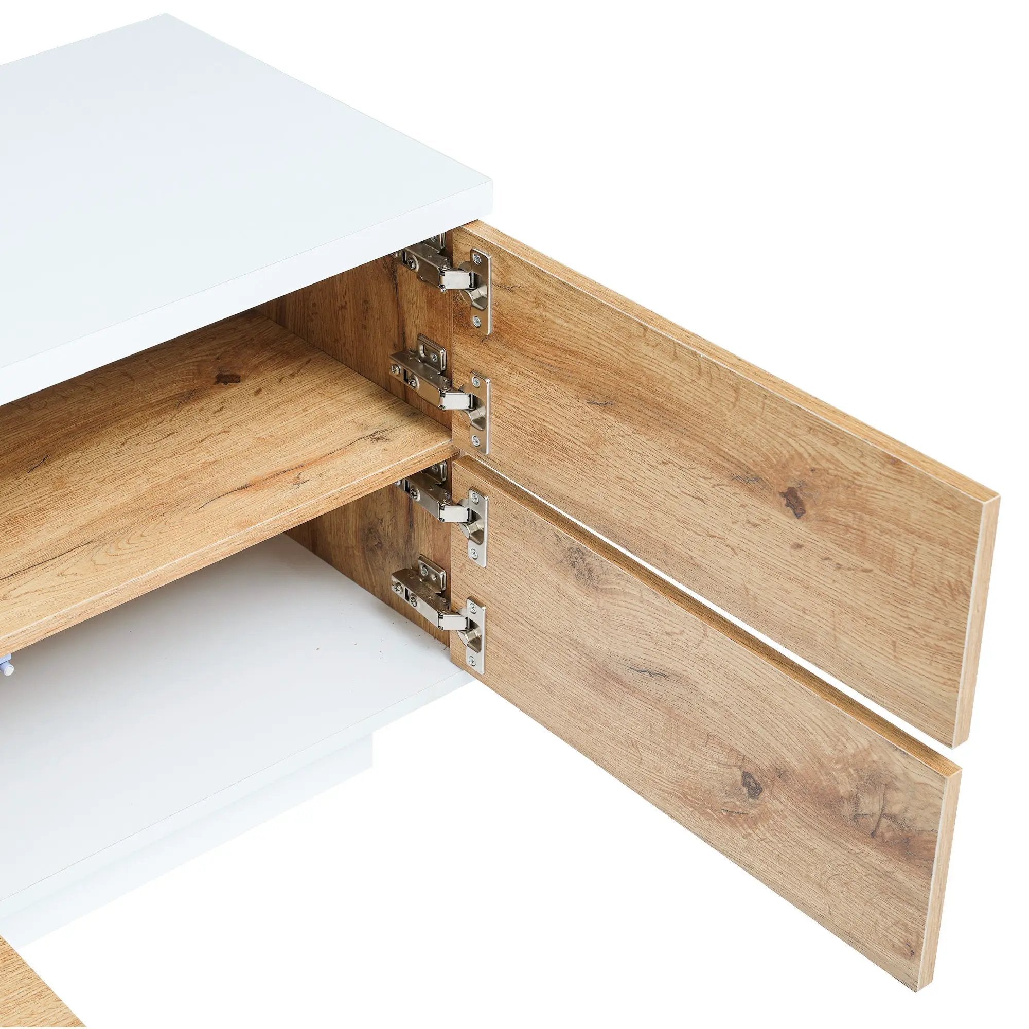 Modern TV stand with Multi-Functional Storage by BLAKHOM