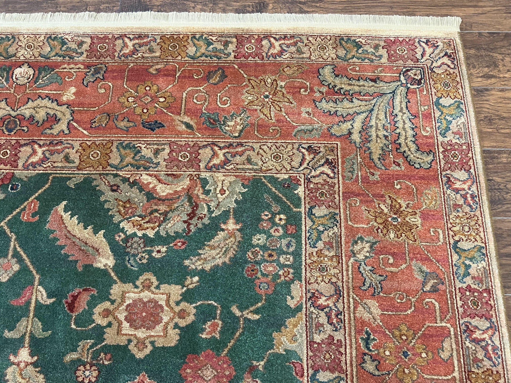 Karastan Rug 8.8 x 10 Samovar Teawash Agra #900-905, Vintage Wool Karastan Area Rug by Jewel Rugs
