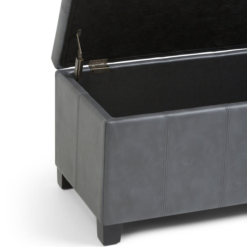 Dover - Upholstered Storage Ottoman Bench by HouseOfZazla