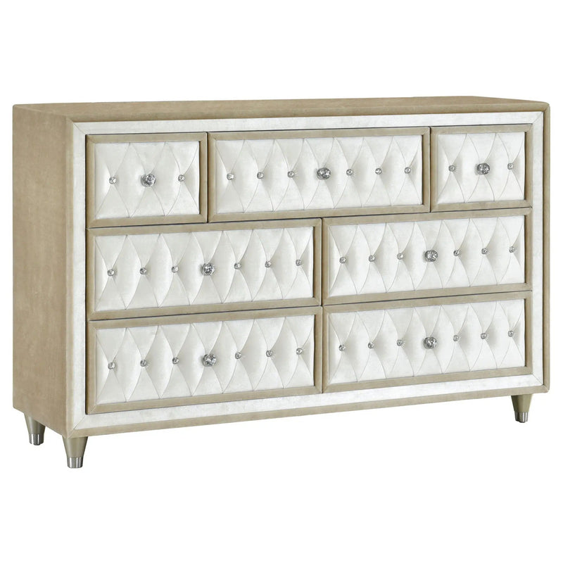Antonella 4-piece Queen Bedroom Set Ivory by Unique Piece Furniture