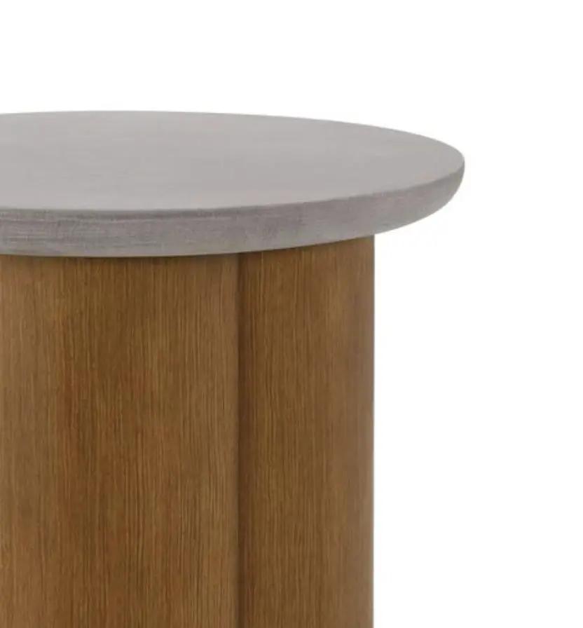 Evenlyn - Faux Concrete Top Table by HouseOfZazla
