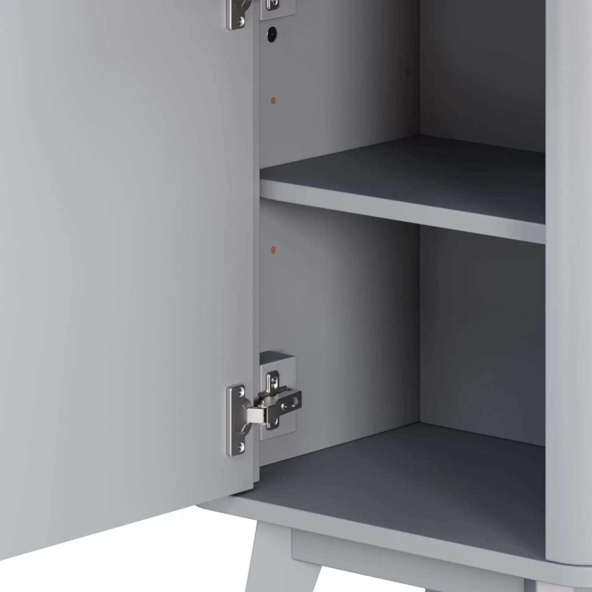 Tall Bathroom Storage Cabinet With Adjustable Shelves And 1 Drawer & Door by HouseOfZazla