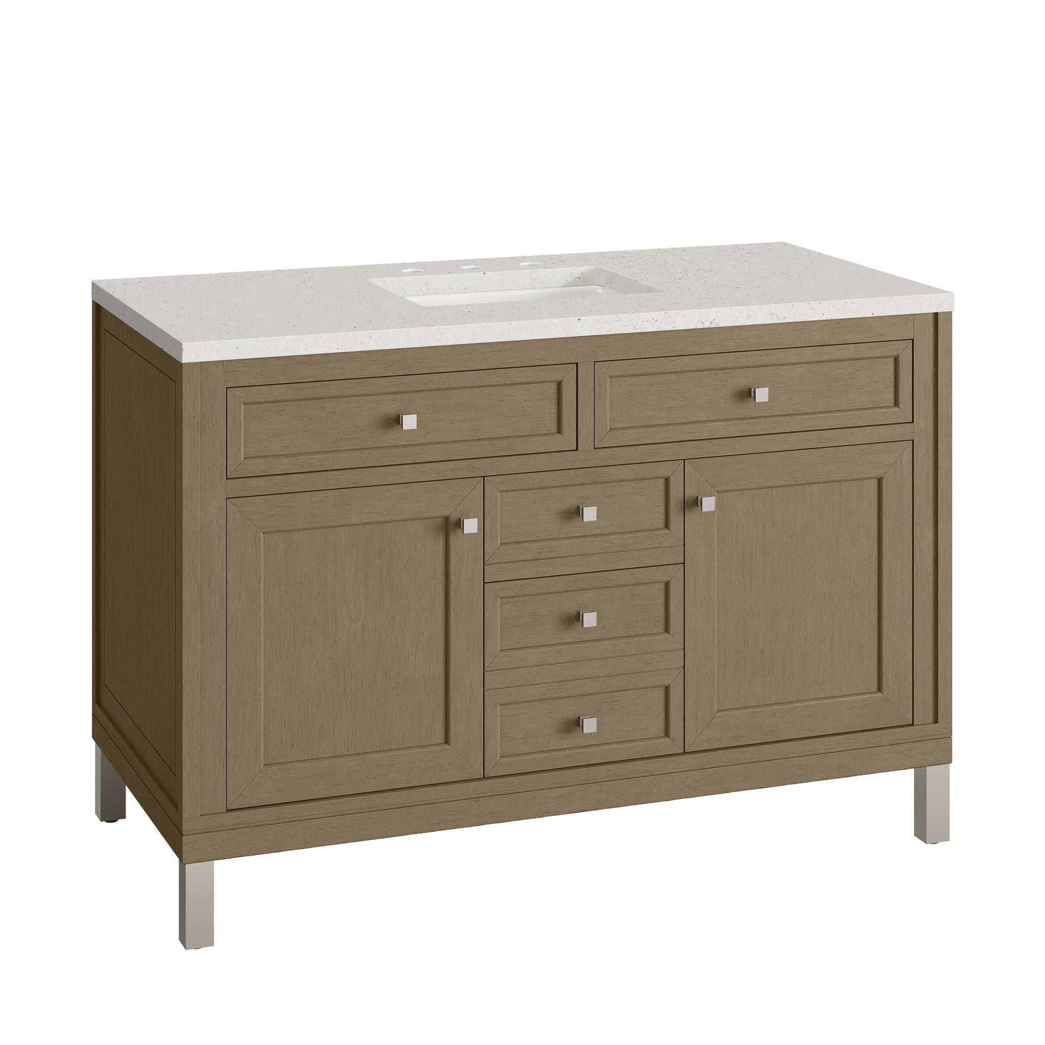 James Martin Chicago 48" Single Bathroom Vanity, Walnut Whisper, view 32