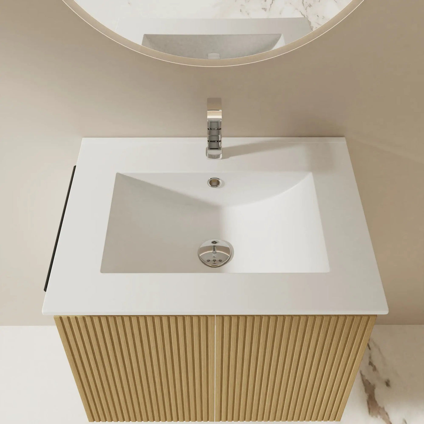 Floating Bathroom Vanity Combo, Towel Rack by Unique Piece Furniture