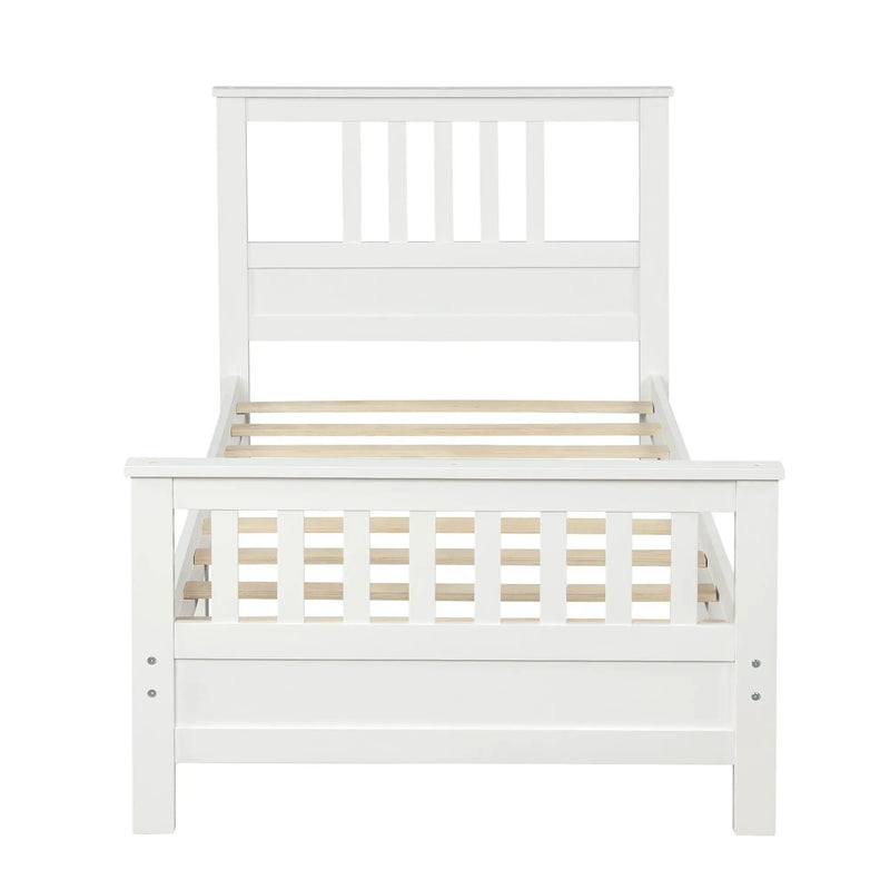 Platform Bed With Paneled Headboard And Footboard by Unique Piece Furniture